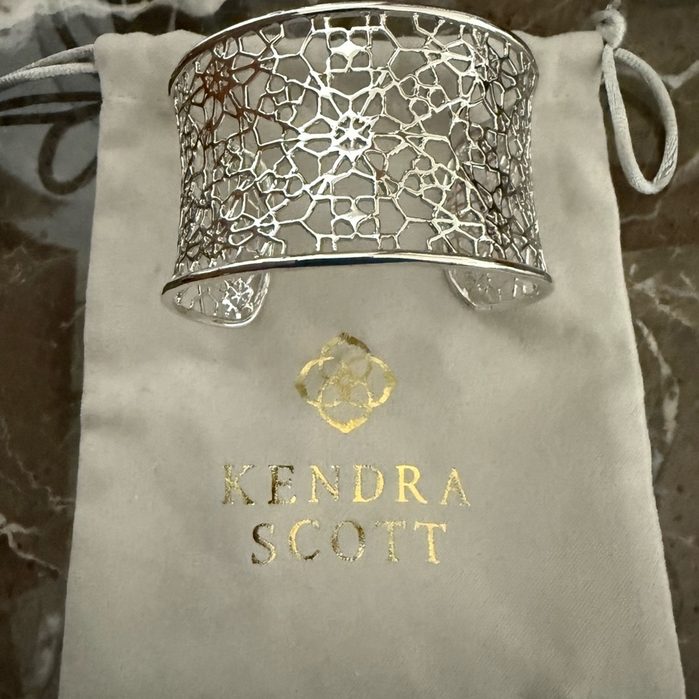 Vintage Kendra Scott filigree cuff bracelet